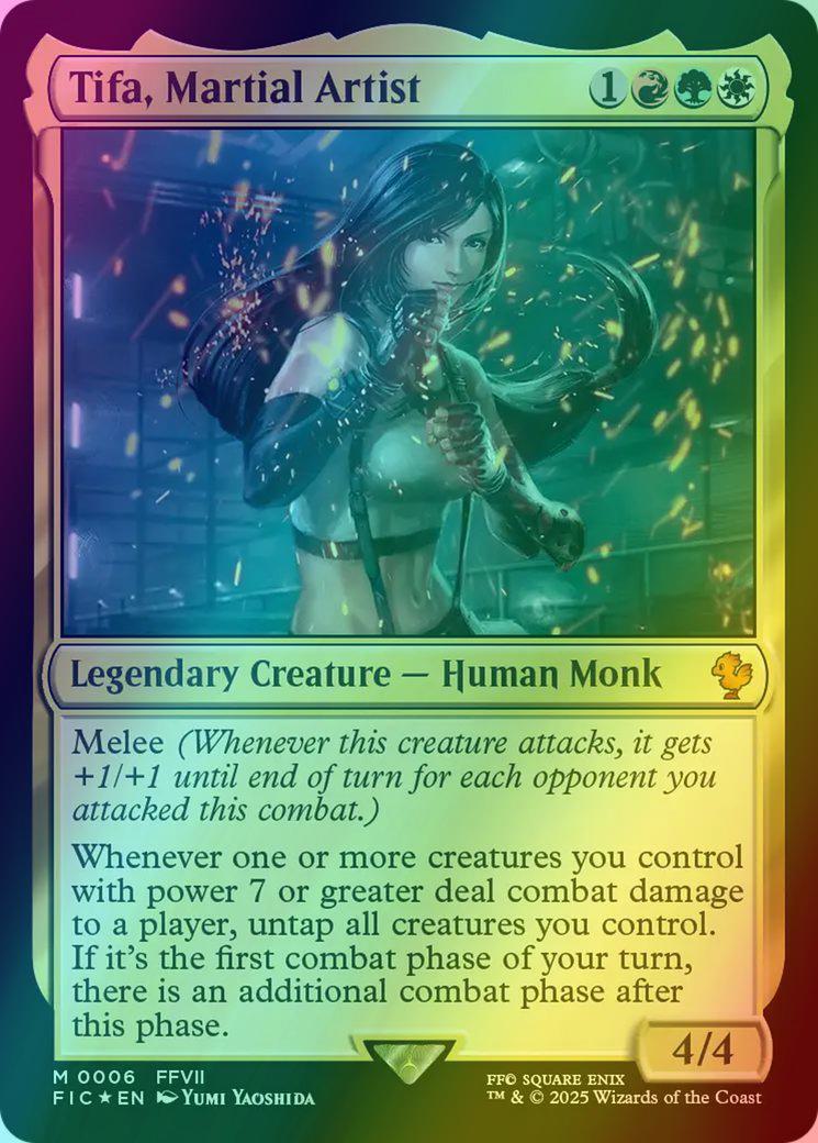 Tifa, Martial Artist [6] [FINAL FANTASY: Commander] [Foil]