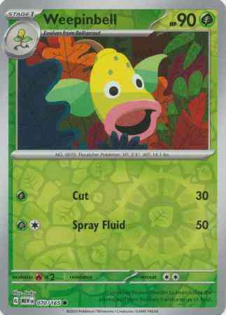 Weepinbell - 070/165 - Common [sv035-070] [Reverse Holo]