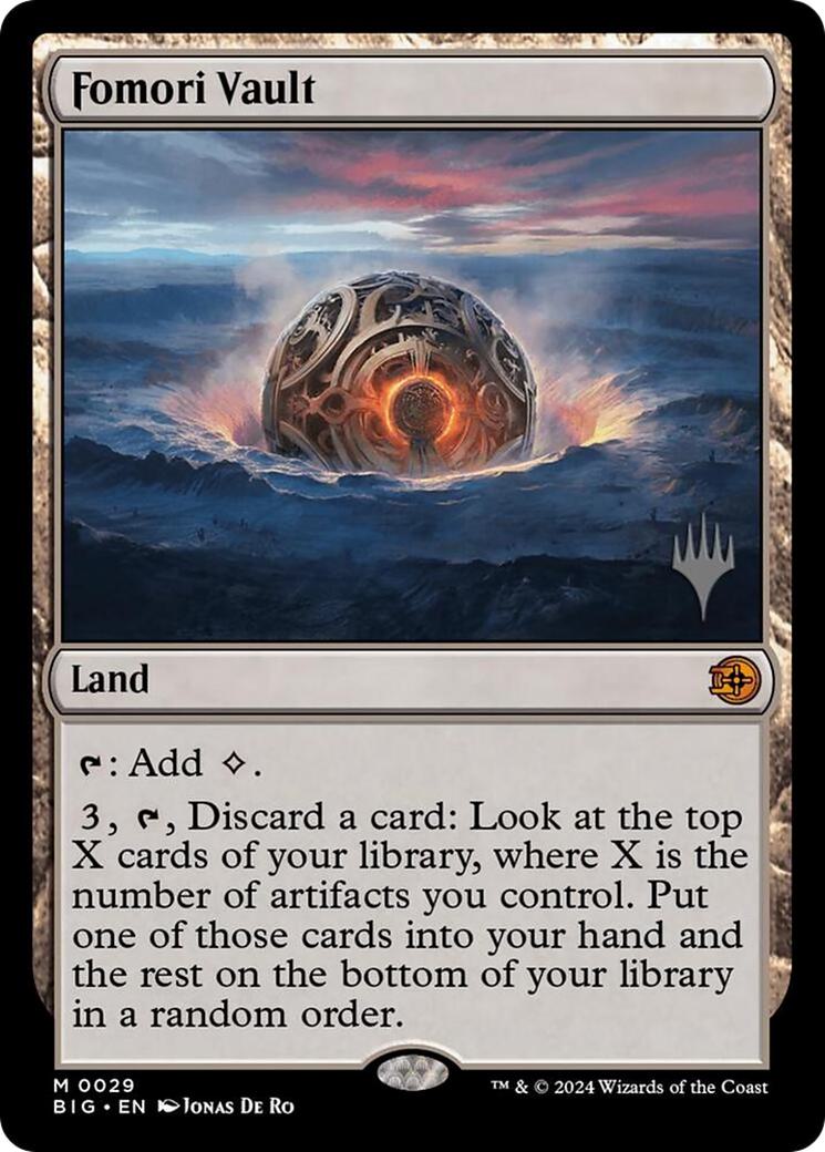 Fomori Vault [29p] [Promo Pack] [The Big Score: Promos] [Non-Foil]