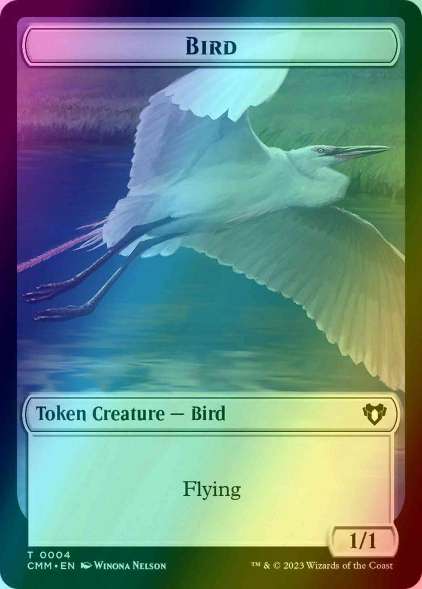 Bird Token (04) // Satyr Token (29) [Commander Masters: Tokens] [Foil]