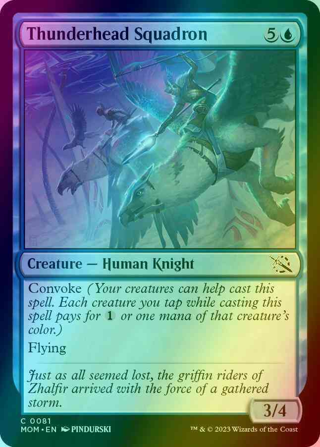 Thunderhead Squadron [81] [March of the Machine] [Foil]
