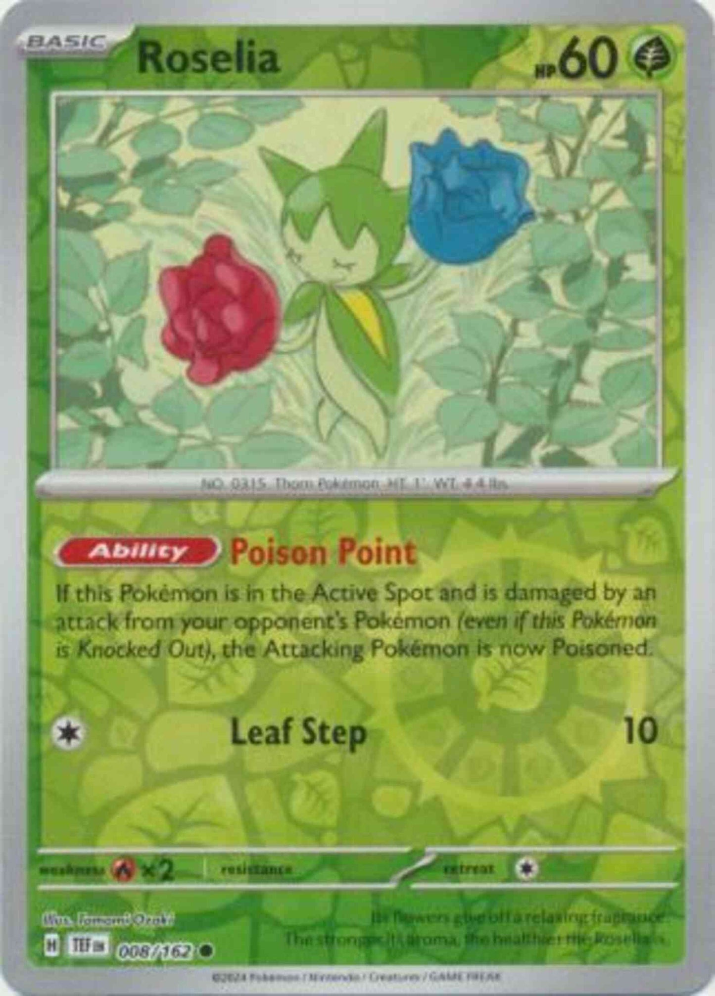 Roselia - 008/162 - Common [sv05-008] [Reverse Holo]