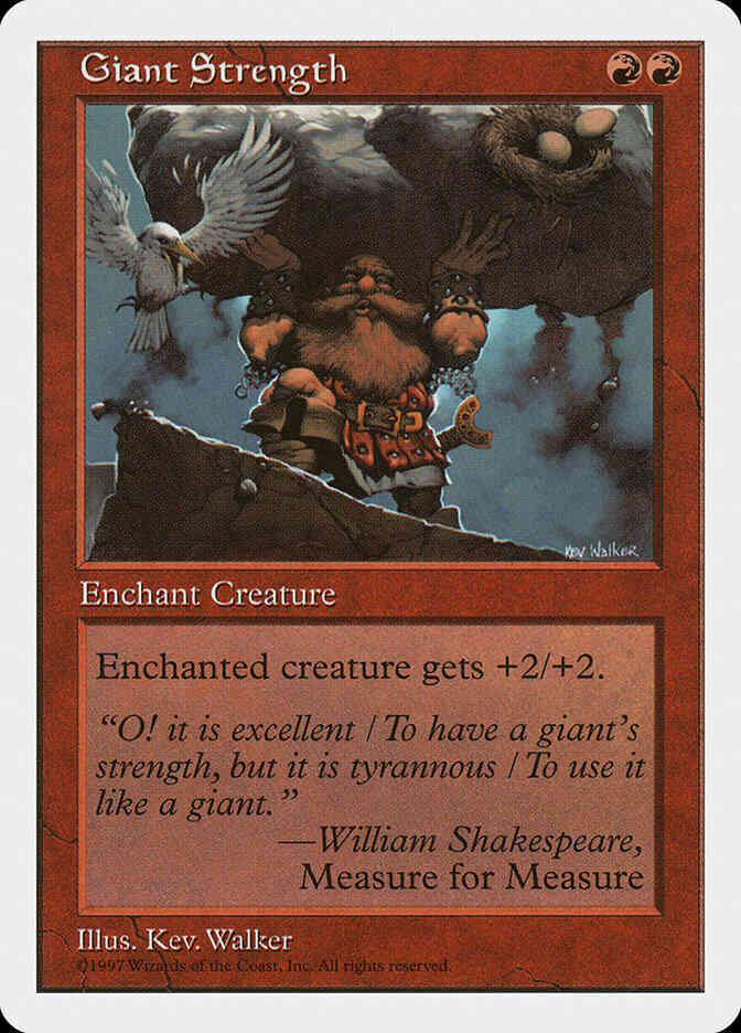 Giant Strength [233] [Fifth Edition] [Non-Foil]