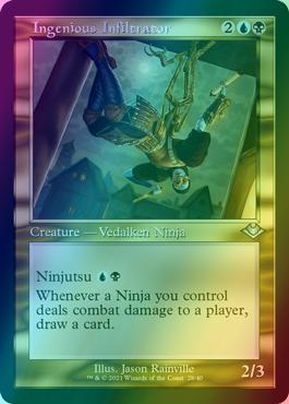 Ingenious Infiltrator [28] [Retro Frame] [Modern Horizons 1 Timeshifts] [Foil]