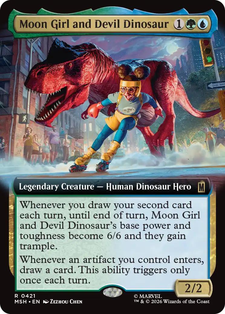 Moon Girl and Devil Dinosaur [421] [Extended Art] [Marvel Super Heroes] [Non-Foil]