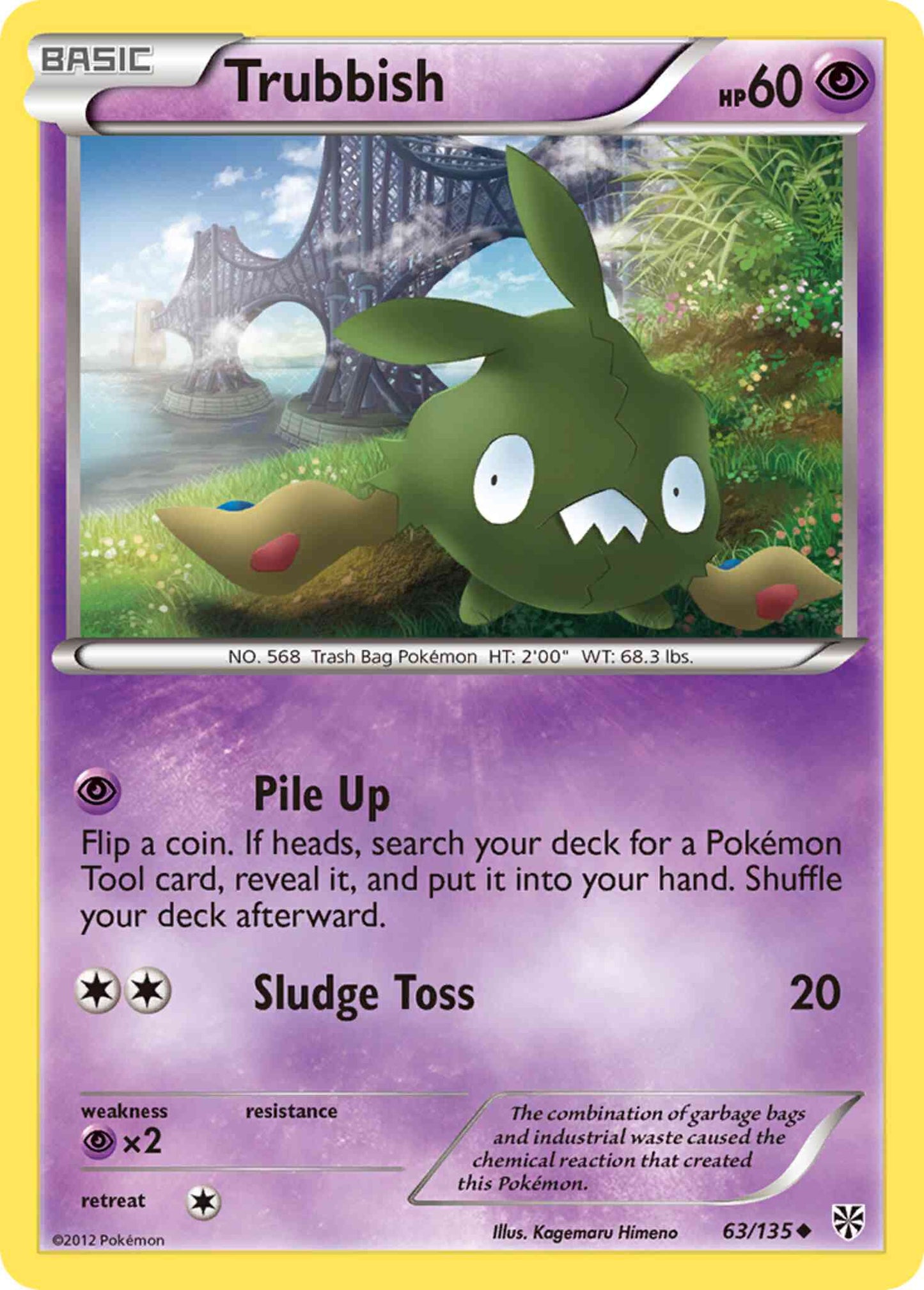 Trubbish - 63/135 - Uncommon [bw8-63] [Reverse Holo]