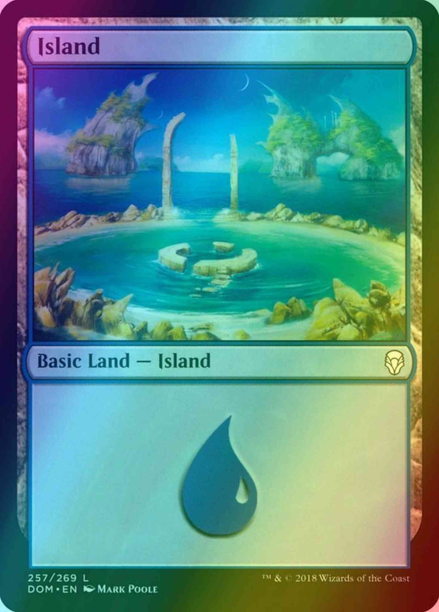 Island [257] [Dominaria] [Foil]