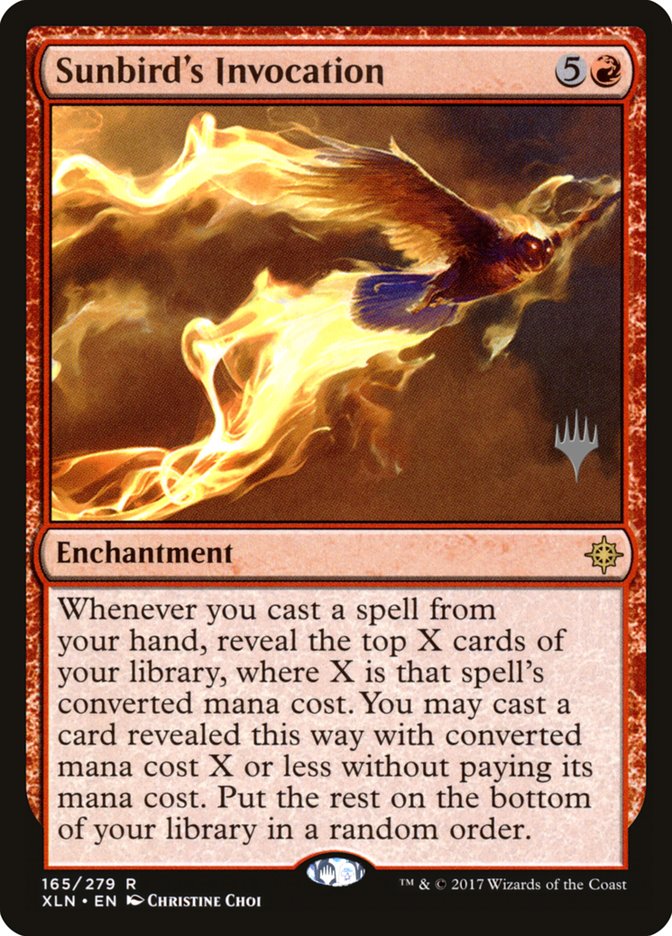 Sunbird's Invocation [165p] [Promo Pack] [Ixalan Promos] [Non-Foil]