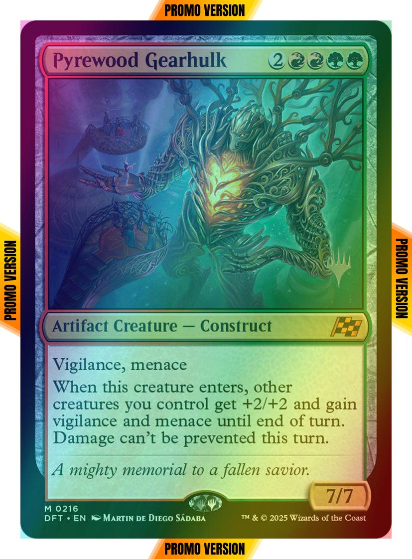 Pyrewood Gearhulk [216p] [Promo Pack] [Aetherdrift: Promos] [Foil]