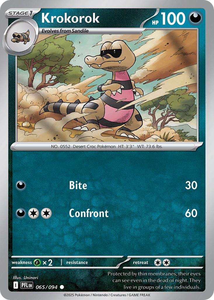 Krokorok - 065/094 - Common [me02-065] [Non-Holo]