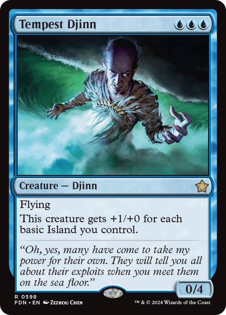 Tempest Djinn [598] [Foundations] [Non-Foil]