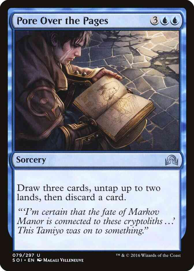 Pore Over the Pages [79] [Shadows over Innistrad] [Non-Foil]