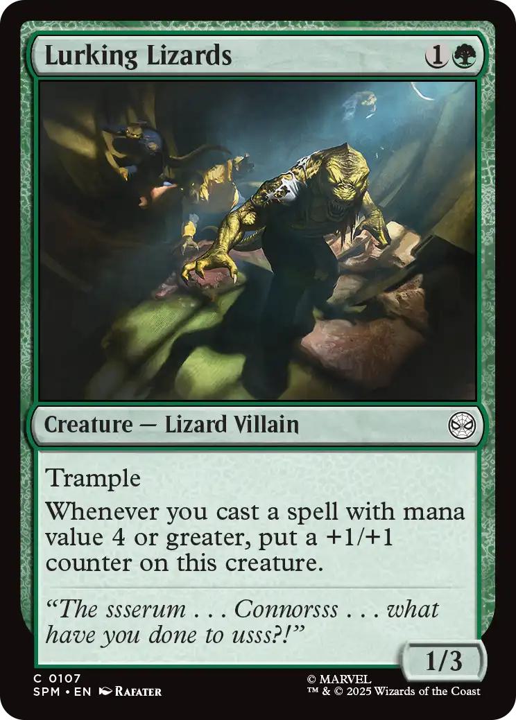 Lurking Lizards [107] [Marvel's Spider-Man] [Non-Foil]