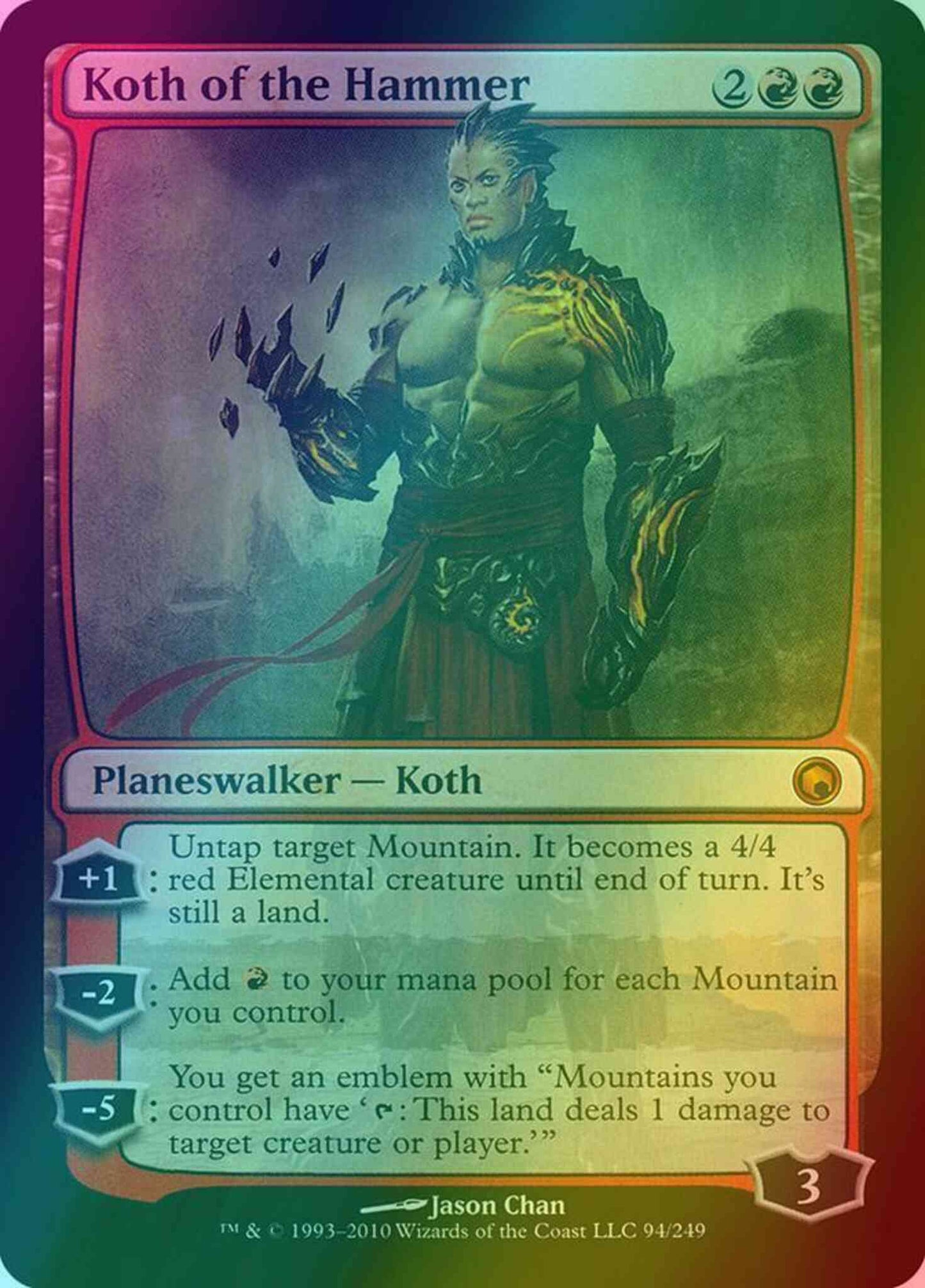 Koth of the Hammer [94] [Scars Of Mirrodin] [Foil]