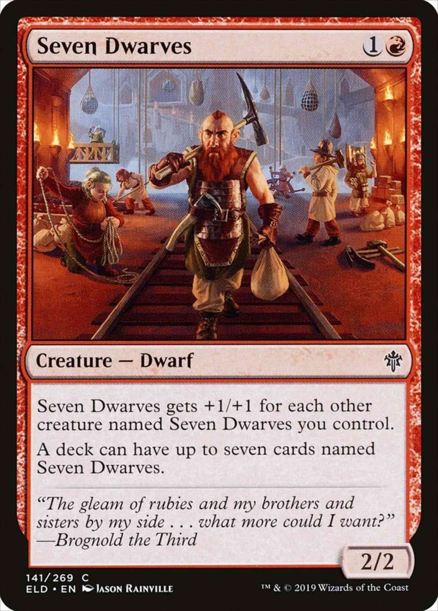 Seven Dwarves [141] [Throne of Eldraine] [Non-Foil]