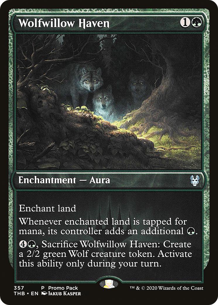Wolfwillow Haven [357] [Dark Frame Promo Pack] [Theros Beyond Death] [Non-Foil]