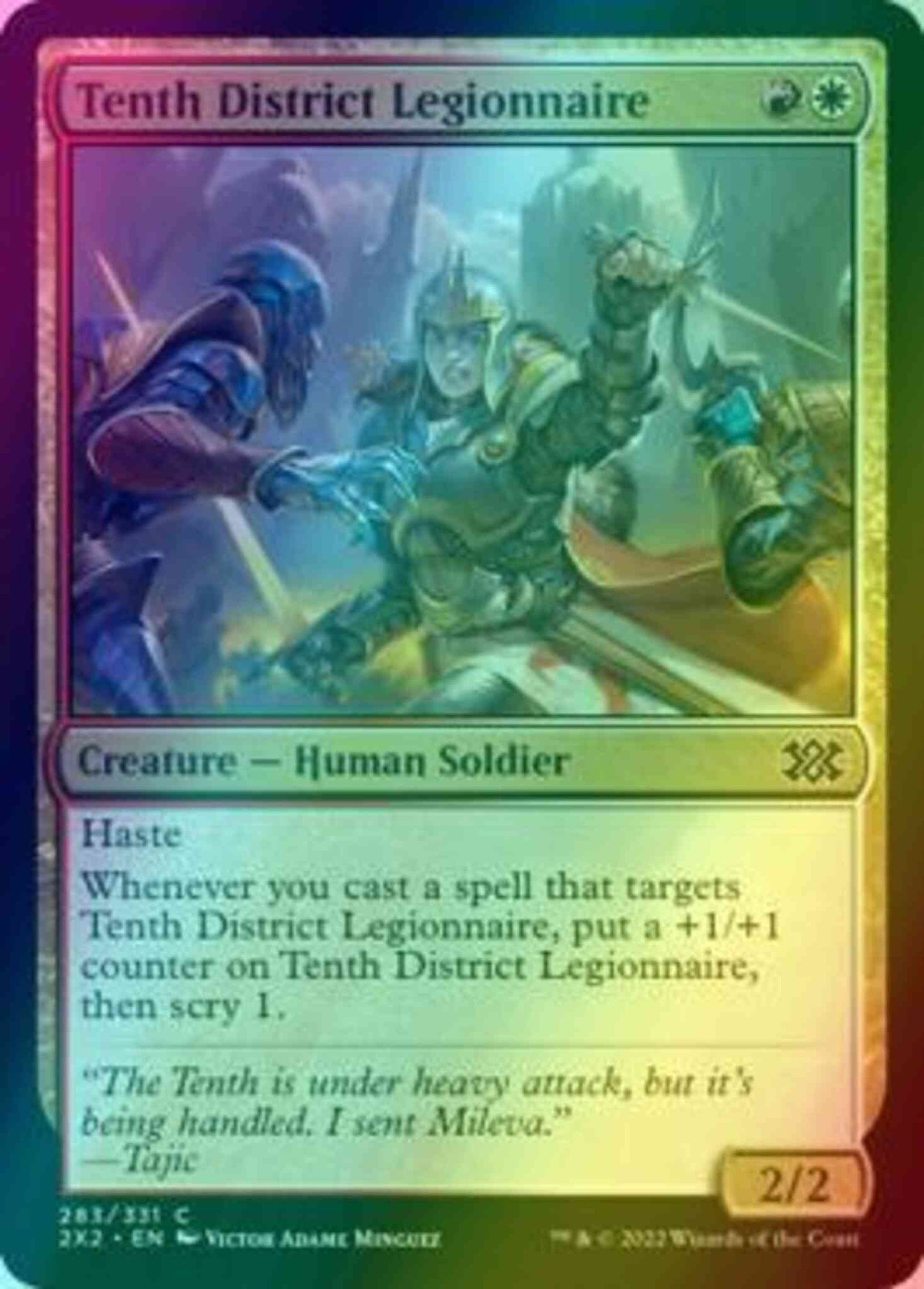 Tenth District Legionnaire [283] [Double Masters 2022] [Foil]