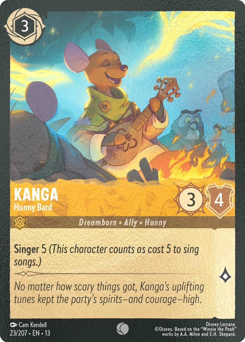Kanga - Hunny Bard - 23/204 [Attack of the Vine!] [Cold Foil]