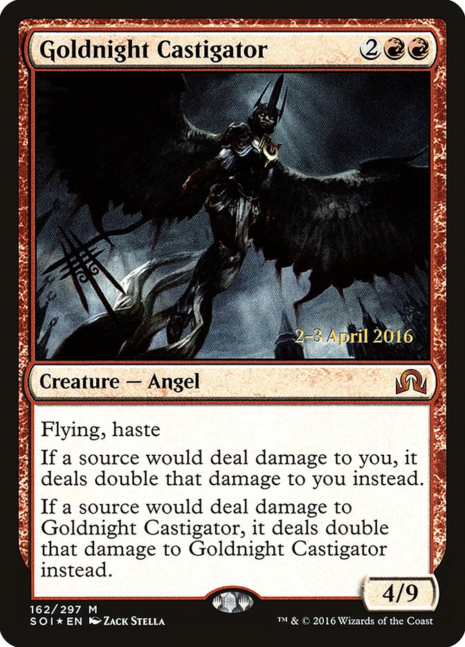 Goldnight Castigator [162s] [Shadows over Innistrad Promos] [Foil]