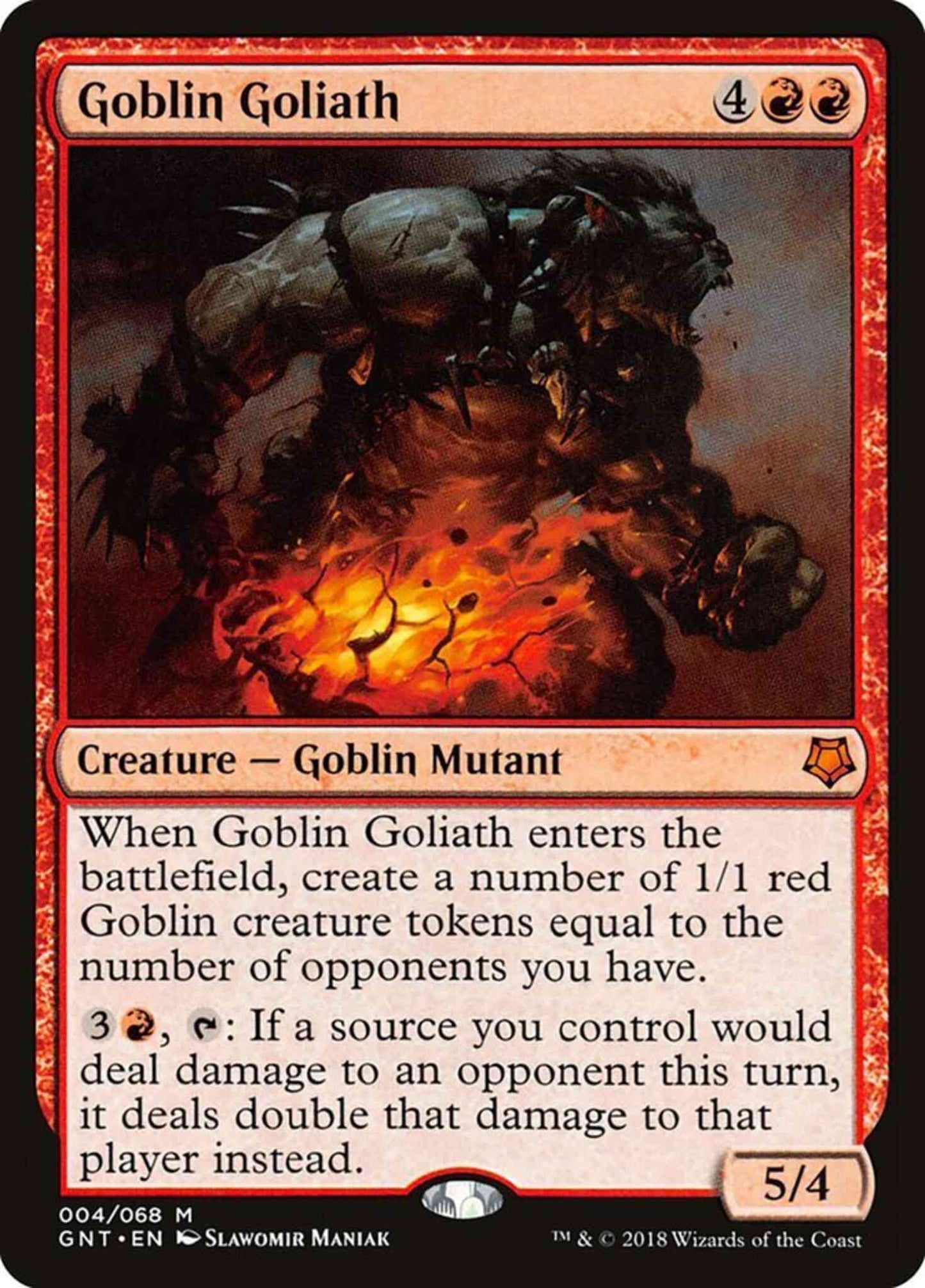 Goblin Goliath [4] [Game Night] [Non-Foil]