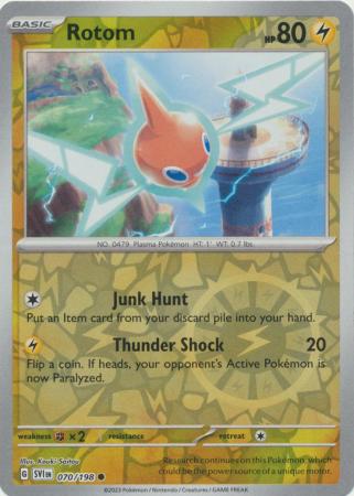 Rotom - 070/198 - Common [sv01-070] [Reverse Holo]