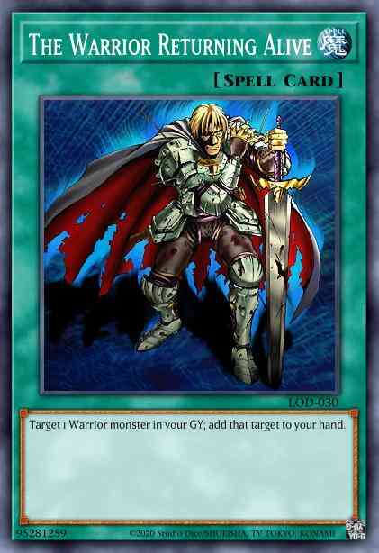 The Warrior Returning Alive - DP1-EN016 - Common - Unlimited