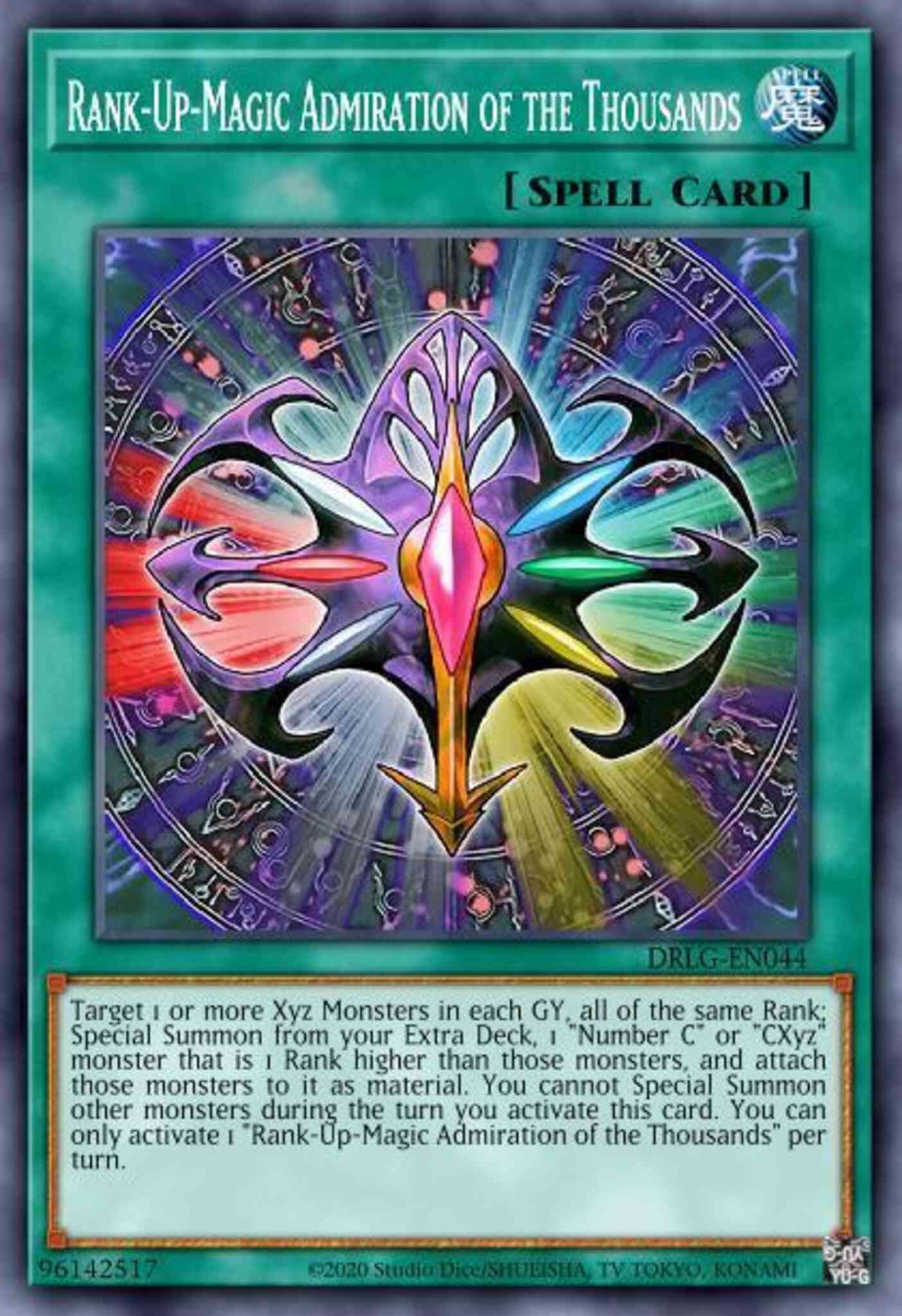Rank-Up-Magic Admiration of the Thousands - DRLG-EN044 - Secret Rare - 1st Edition