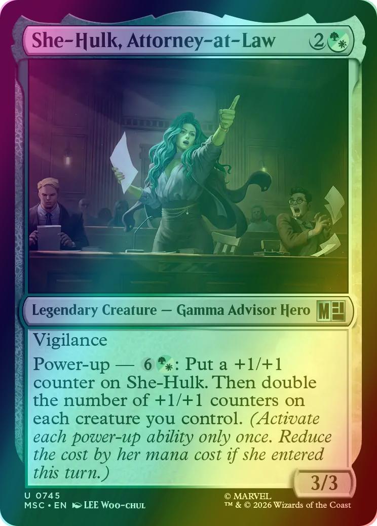 She-Hulk, Attorney-at-Law [745] [Jumpstart] [Marvel Super Heroes: Commander] [Foil]