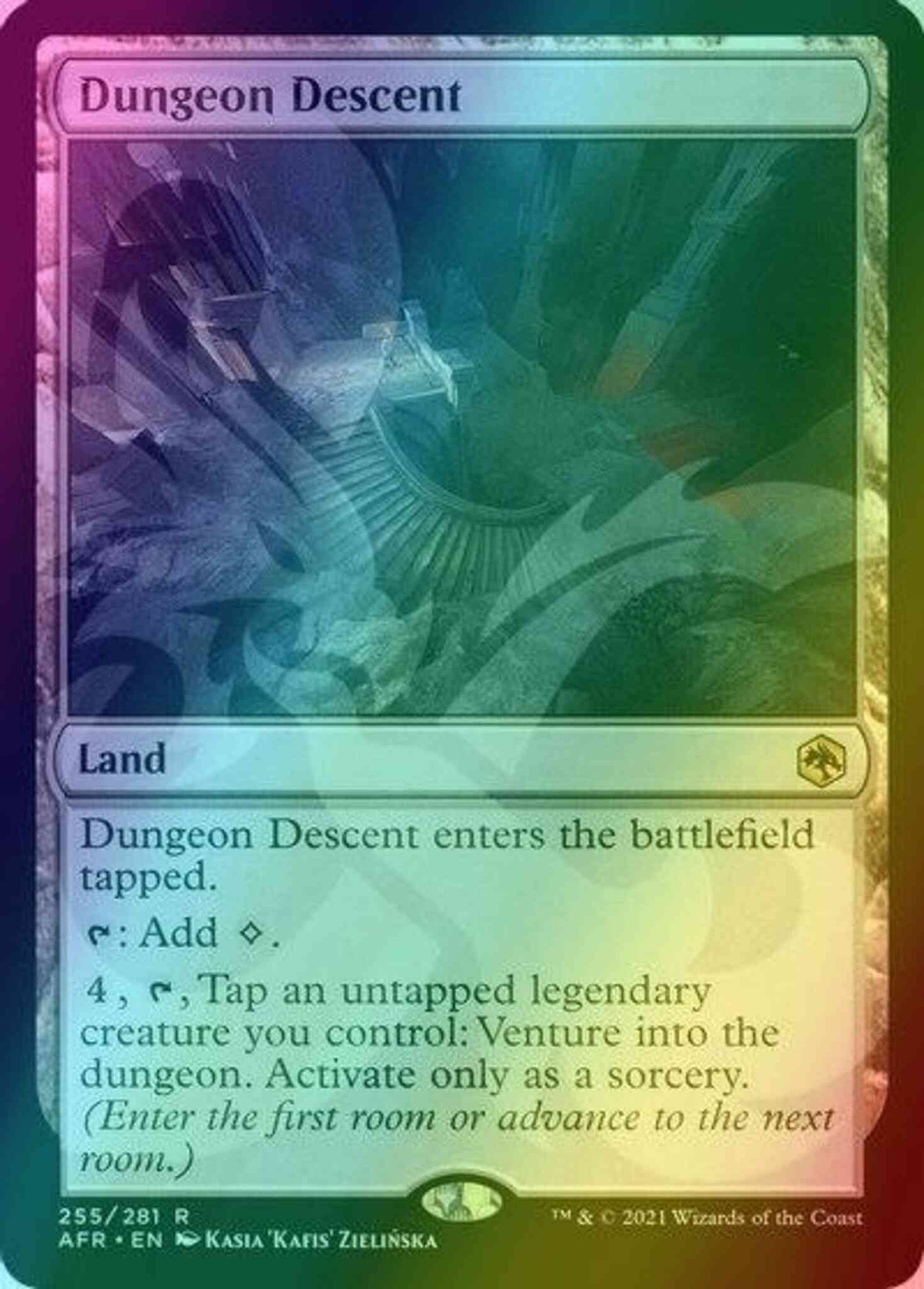 Dungeon Descent [255x] [Ampersand] [Adventures in the Forgotten Realms Promos] [Foil]