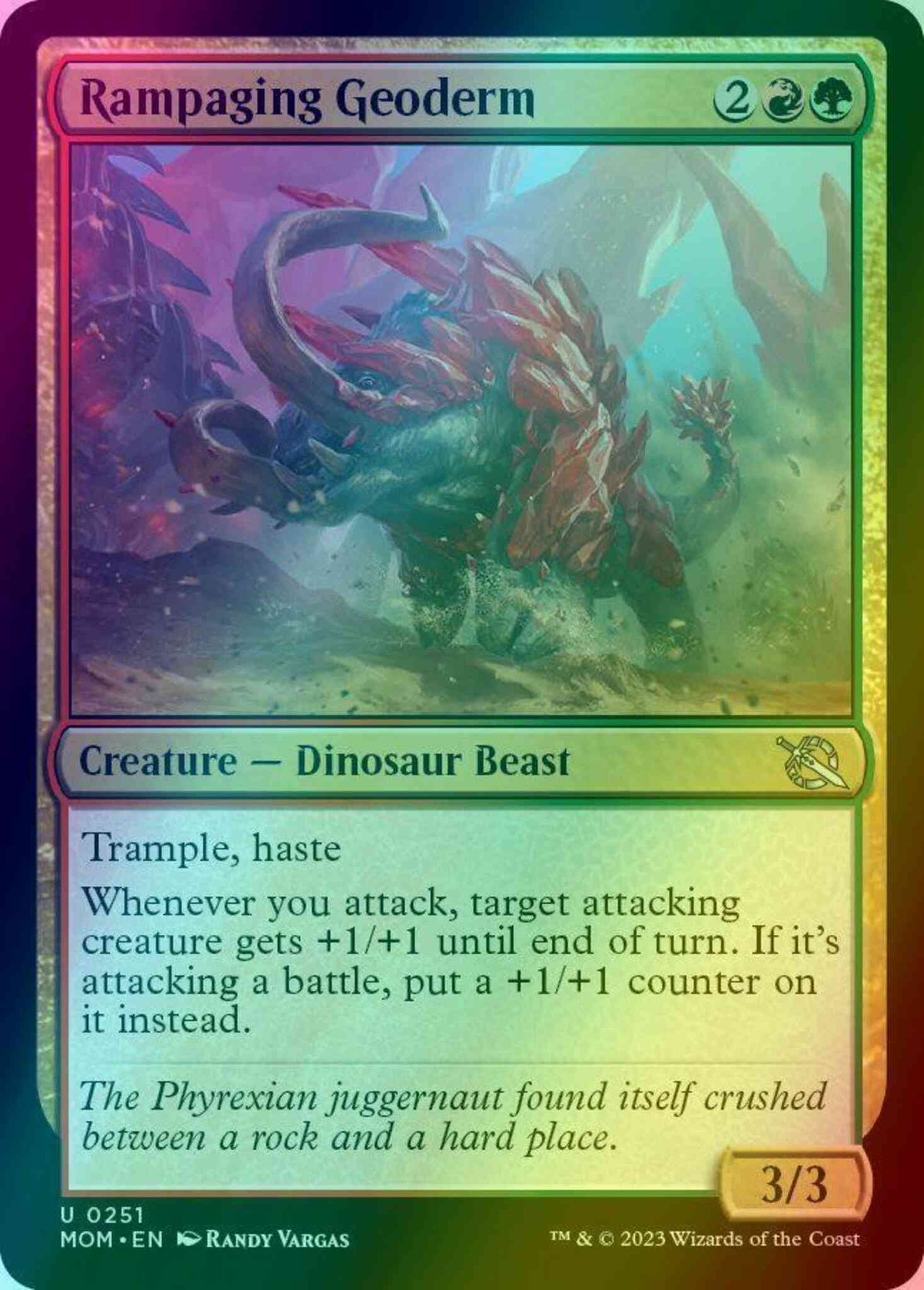 Rampaging Geoderm [251] [March of the Machine] [Foil]