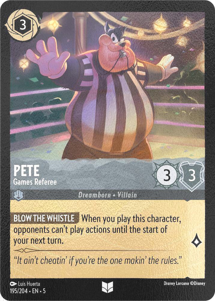 Pete - Games Referee - 195/204 [Shimmering Skies] [Cold Foil]