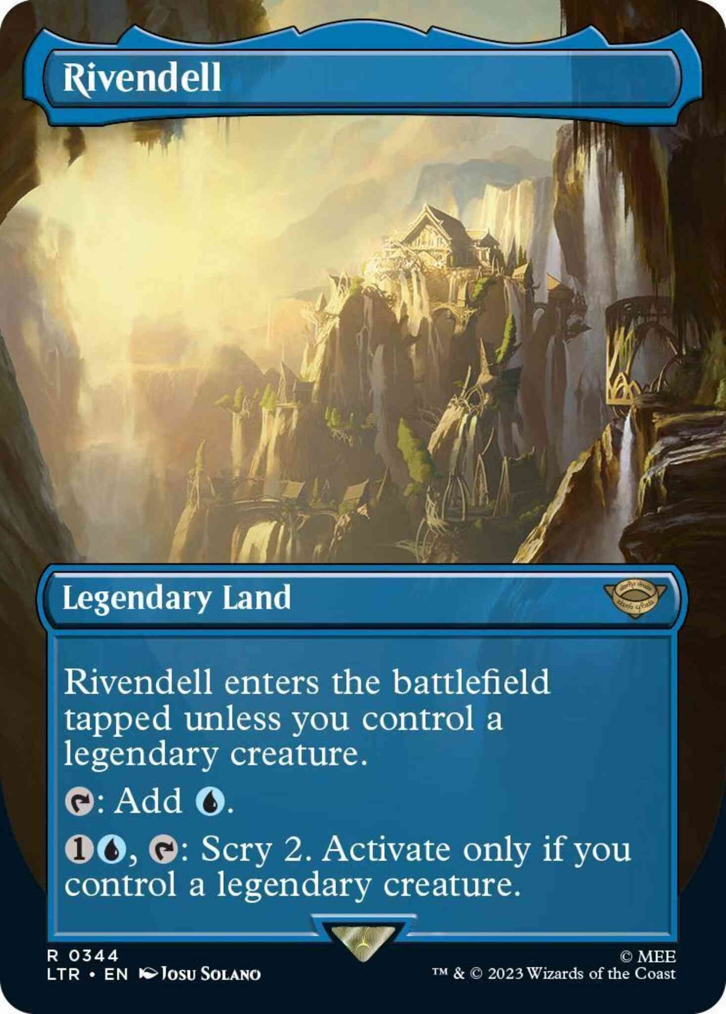Rivendell [344] [Borderless] [The Lord of the Rings: Tales of Middle-earth] [Non-Foil]