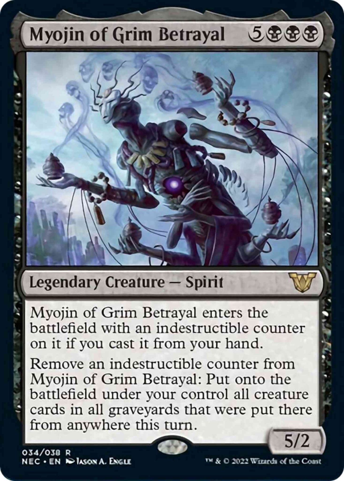 Myojin of Grim Betrayal [34] [Kamigawa: Neon Dynasty: Commander] [Non-Foil]