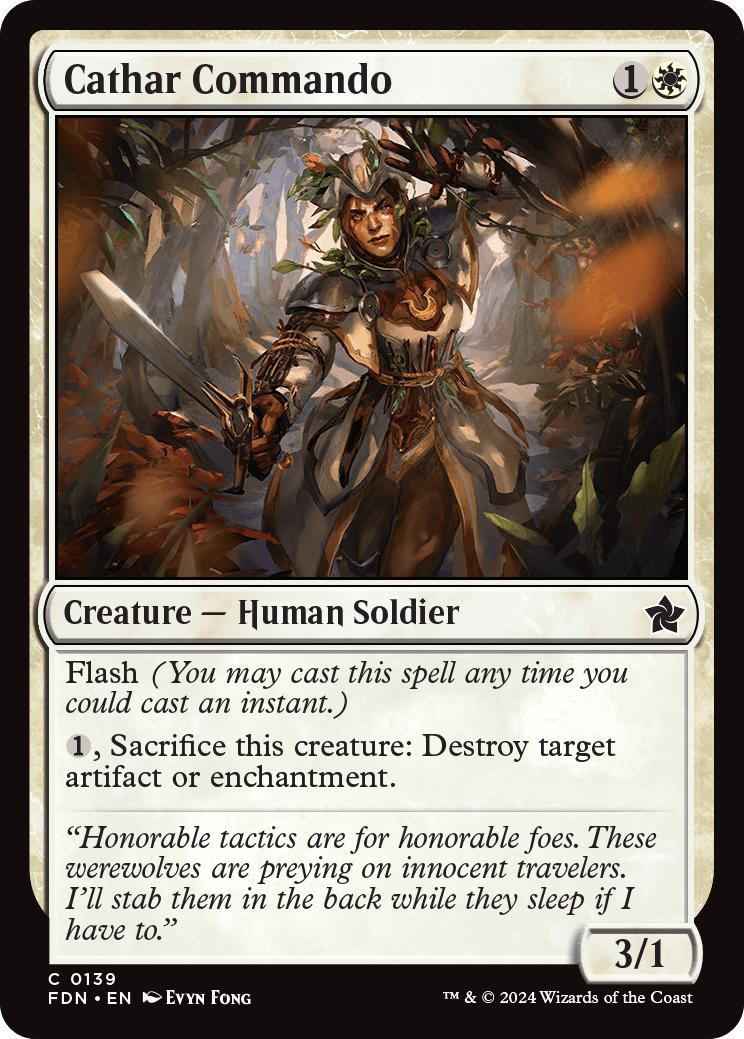 Cathar Commando [139] [Foundations] [Non-Foil]
