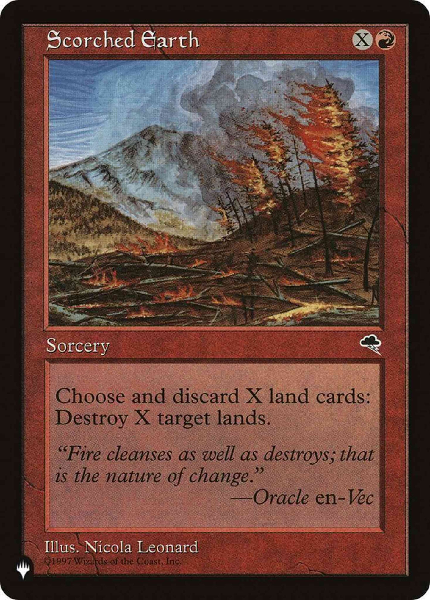 Scorched Earth [TMP-200] [The List] [Non-Foil]