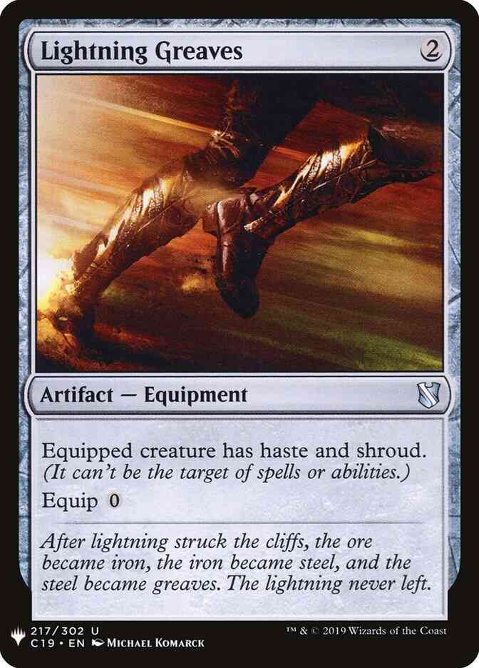 Lightning Greaves [C19-217] [The List] [Non-Foil]