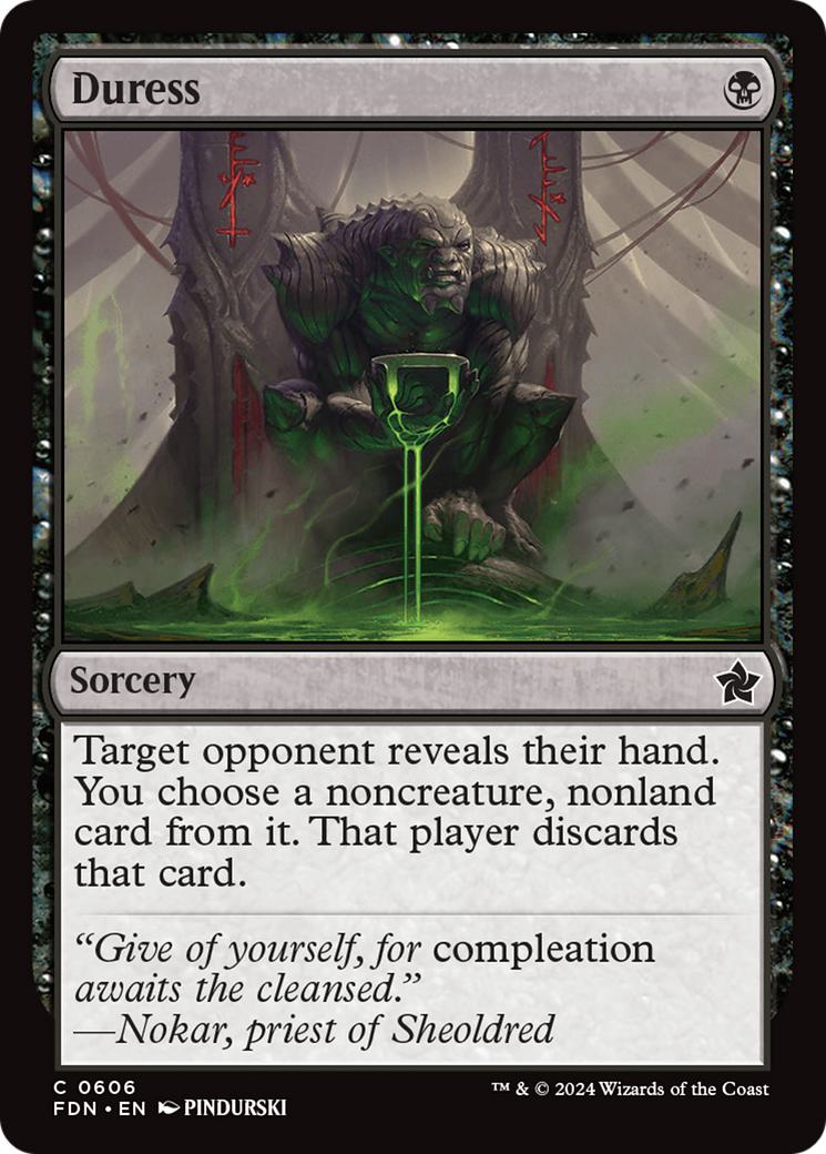 Duress [606] [Foundations] [Non-Foil]