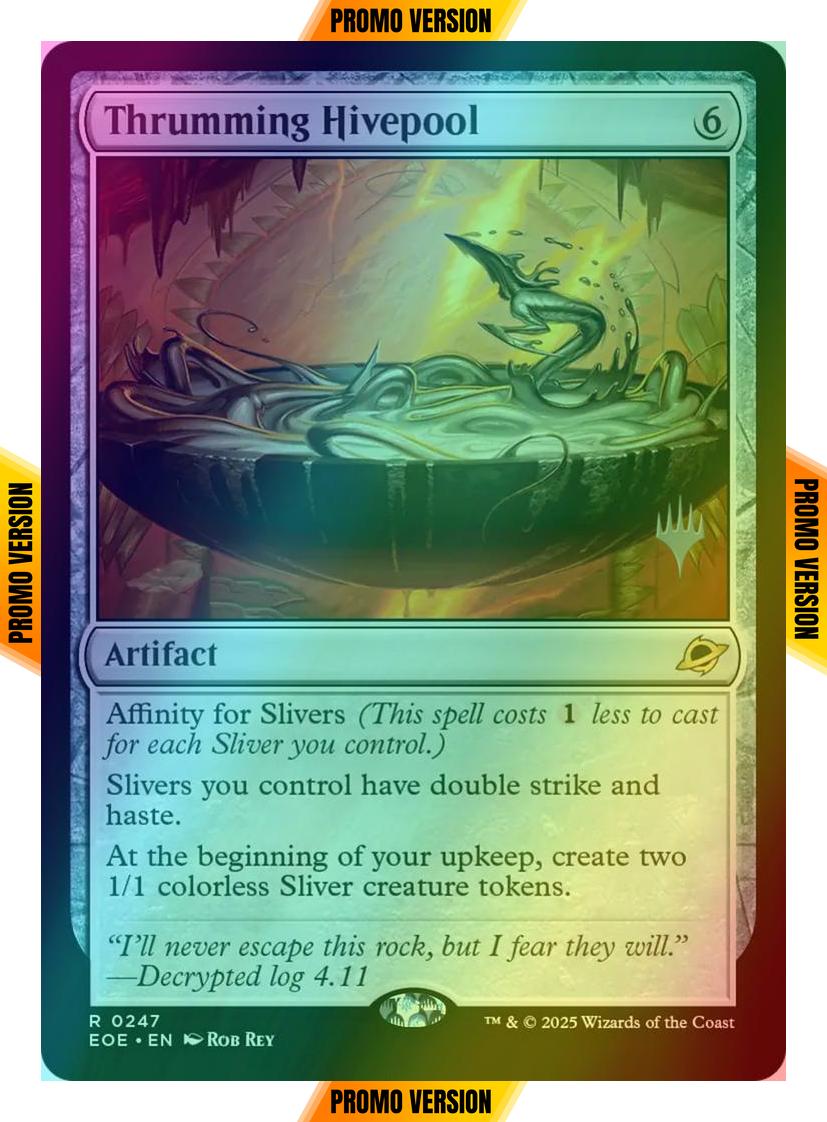 Thrumming Hivepool [247p] [Promo Pack] [Edge of Eternities: Promos] [Foil]