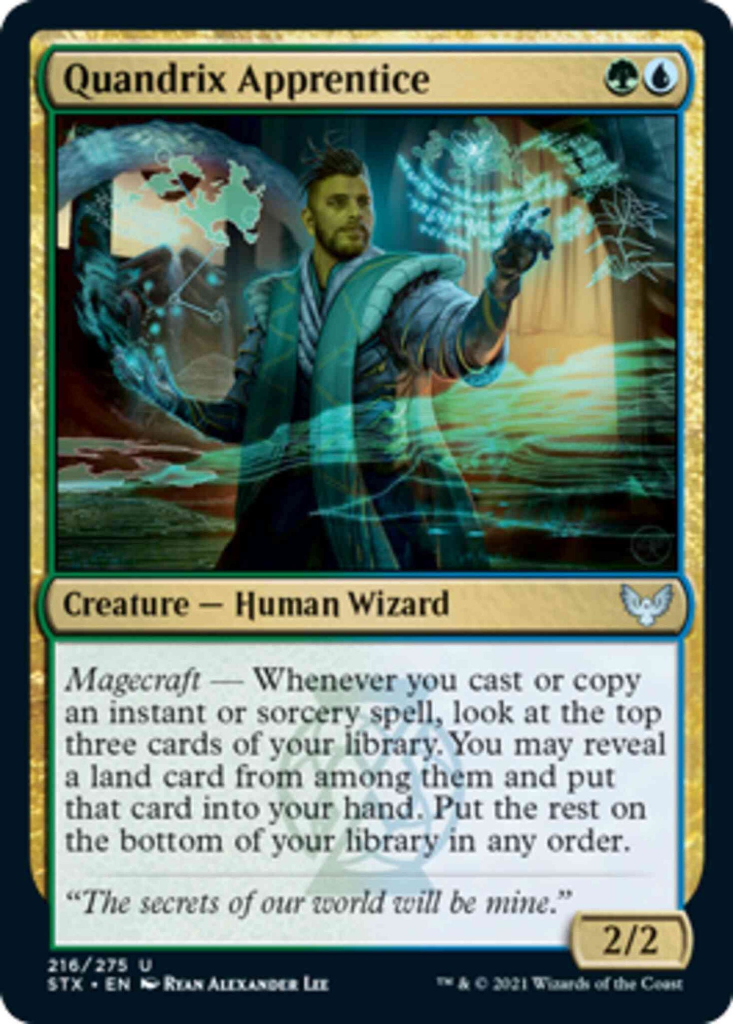 Quandrix Apprentice [216] [Strixhaven: School of Mages] [Non-Foil]