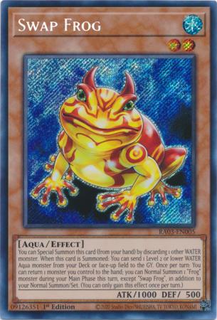Swap Frog - RA03-EN005 - Secret Rare - 1st Edition