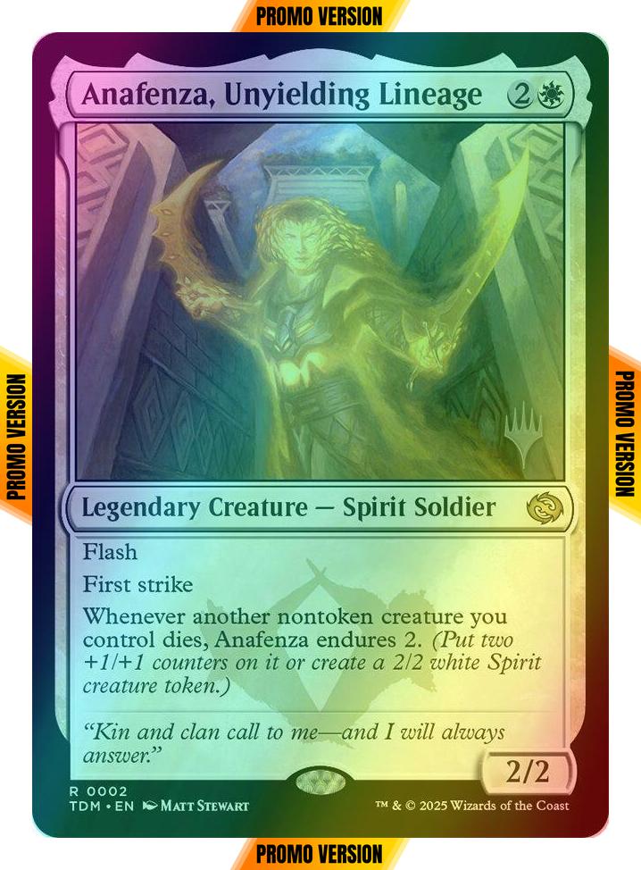 Anafenza, Unyielding Lineage [2p] [Promo Pack] [Tarkir: Dragonstorm: Promos] [Foil]