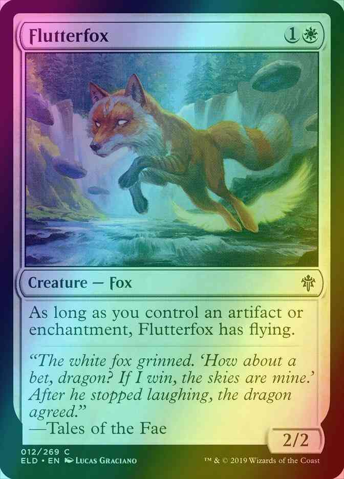 Flutterfox [12] [Throne of Eldraine] [Foil]