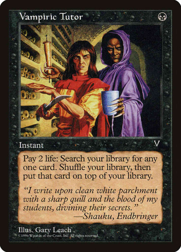 Vampiric Tutor [72] [Visions] [Non-Foil]