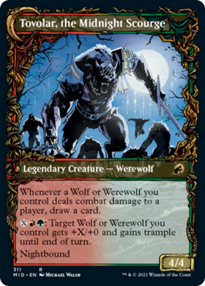 Tovolar, Dire Overlord // Tovolar, the Midnight Scourge [311] [Equinox Showcase] [Innistrad: Midnight Hunt] [Non-Foil]