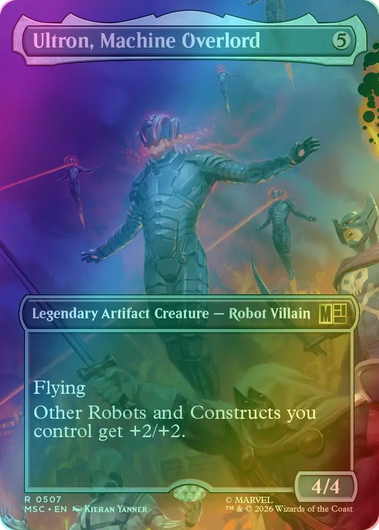 Ultron, Machine Overlord [507] [Borderless] [Scene] [Marvel Super Heroes: Commander] [Foil]