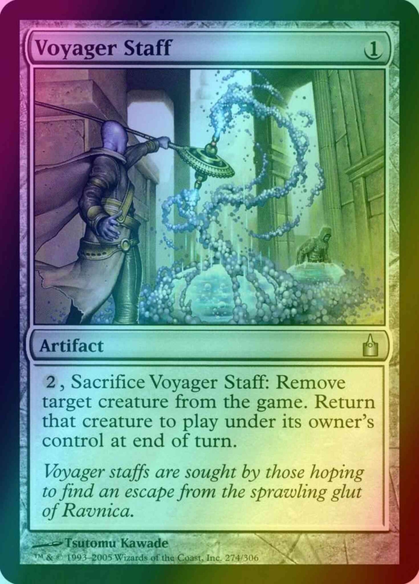 Voyager Staff [274] [Ravnica City Of Guilds] [Foil]