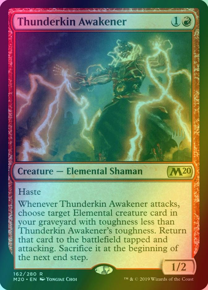 Thunderkin Awakener [162p] [Promo Pack] [Core Set 2020 Promos] [Foil]