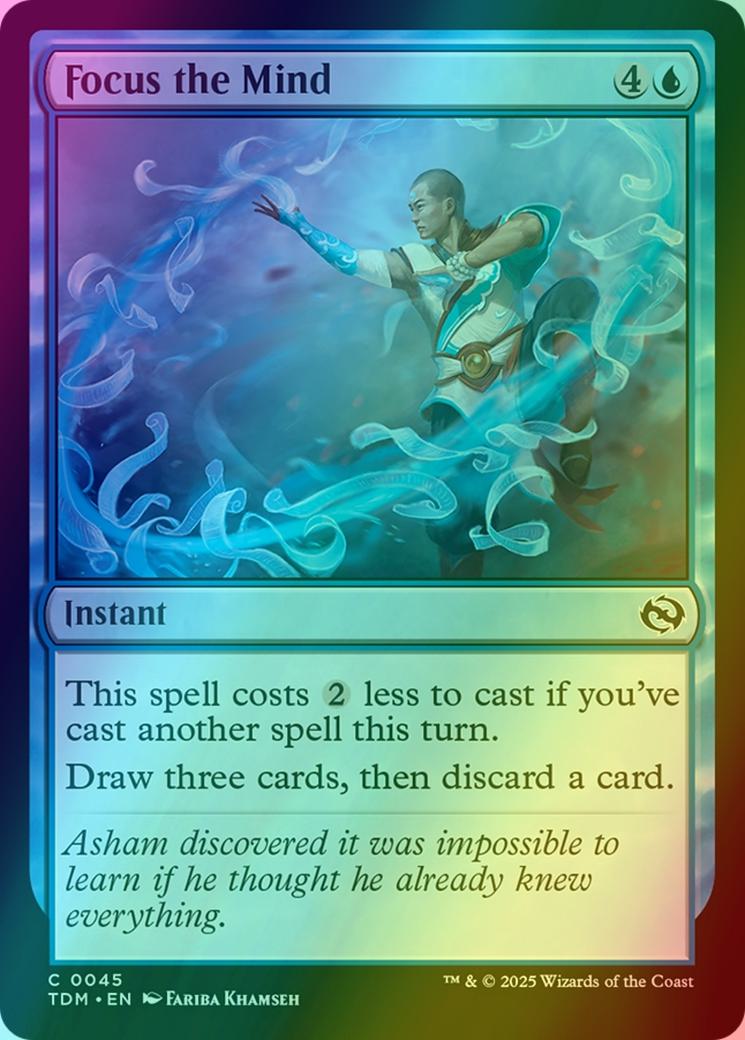 Focus the Mind [45] [Tarkir: Dragonstorm] [Foil]