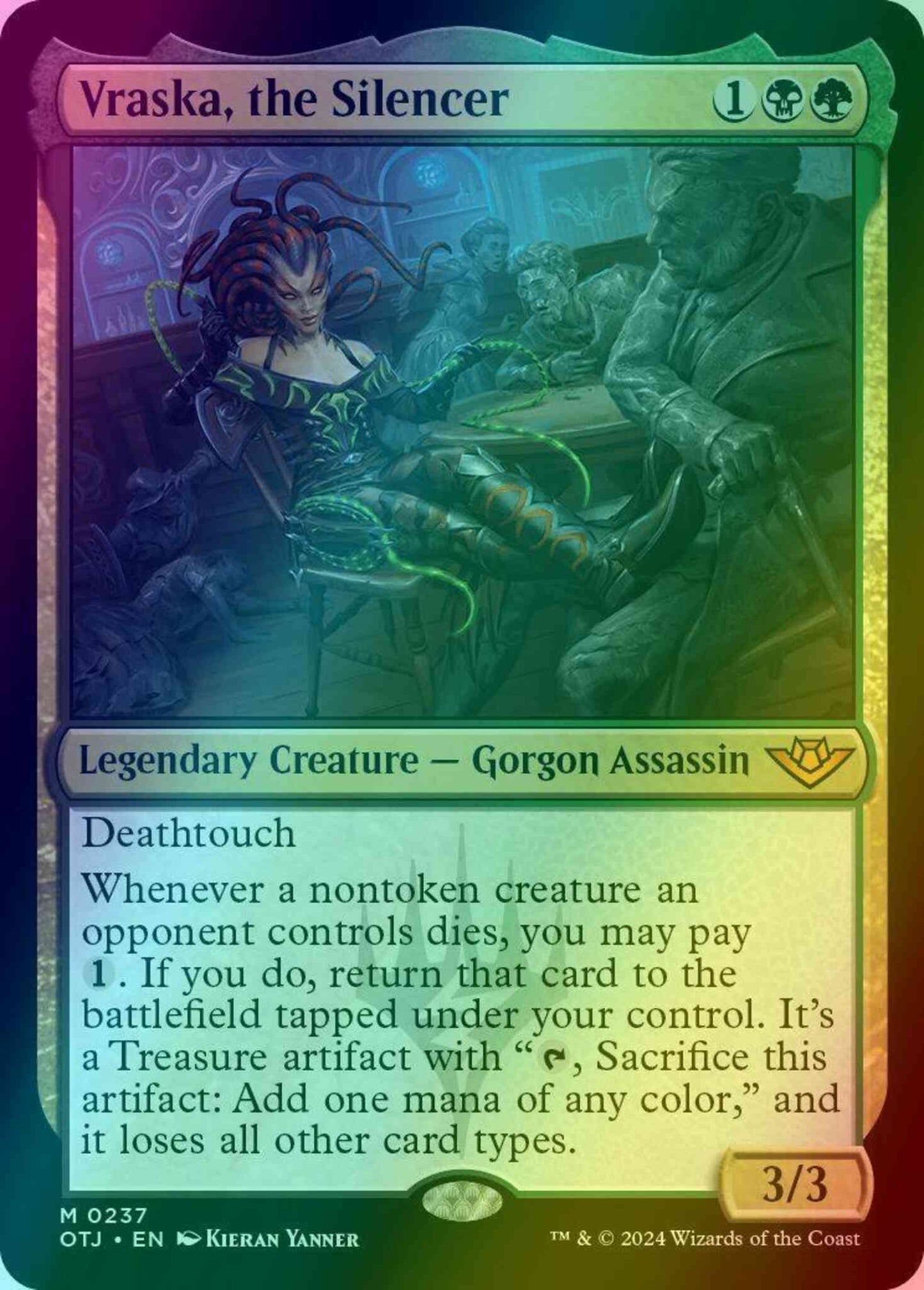 Vraska, the Silencer [237] [Outlaws of Thunder Junction] [Foil]