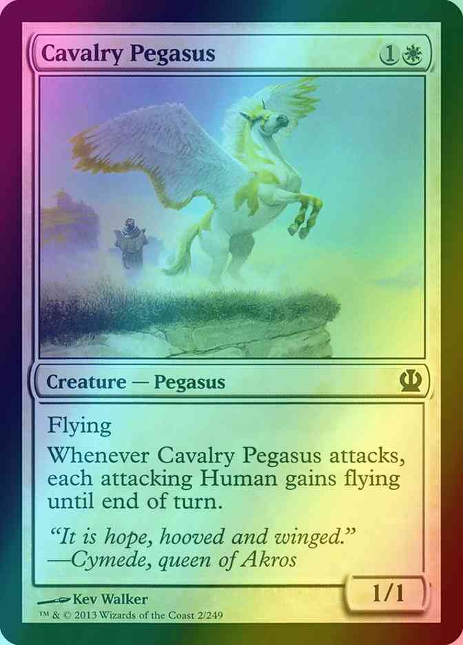 Cavalry Pegasus [2] [Theros] [Foil]